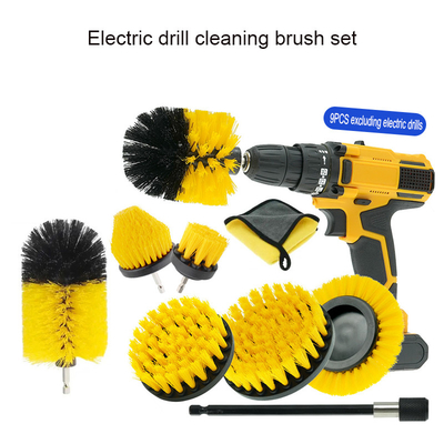 Materiais de borracha de polipropileno borracha de limpeza de furos eléctricos 9pcs