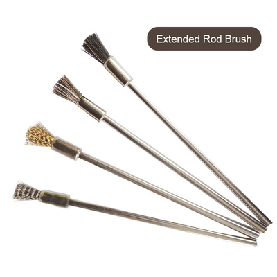 Materiais personalizados de aço inoxidável de cobre, penteado de cabelos de cavalo, escova de fio com vara