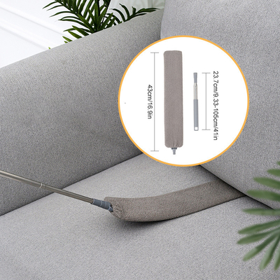 Extensão de telhado de poste telescópico limpo e lavável Microfibra Fluffy Duster