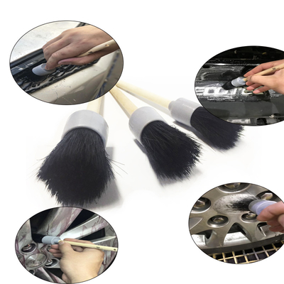 3 escovas de limpeza de lavagem da tomada de ar da lavagem de carros das ferramentas dos PCes auto