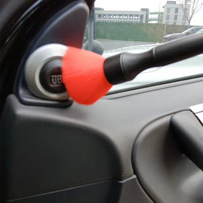 As escovas plásticas da lavagem de carros da cerda de nylon vermelha escovam para o auto detalhe interior
