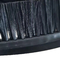 Escova de nylon da tira da parte traseira do metal das cerdas com revestimento protetor de aço galvanizado