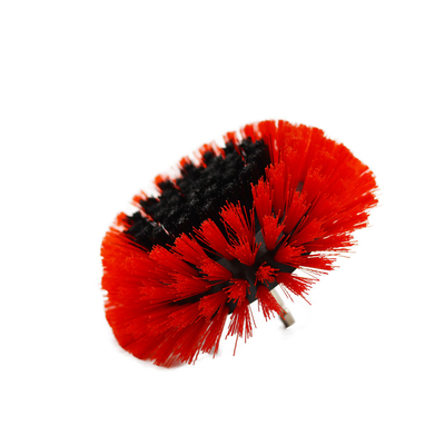 Escova de limpeza para ladrilhos de banheiro vermelho para rejunte de chão Escova de limpeza para espaços de plástico