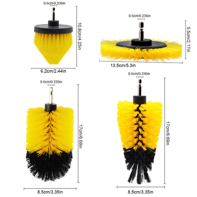 Venda a quente 4pcs borracha de lavagem de carro de borracha fina redonda