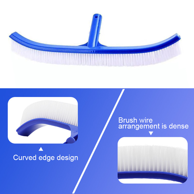 Escova de Nylon de plástico padrão Piscina Parede de limpeza de nylon Escova para piscina