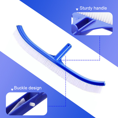 Escova de Nylon de plástico padrão Piscina Parede de limpeza de nylon Escova para piscina
