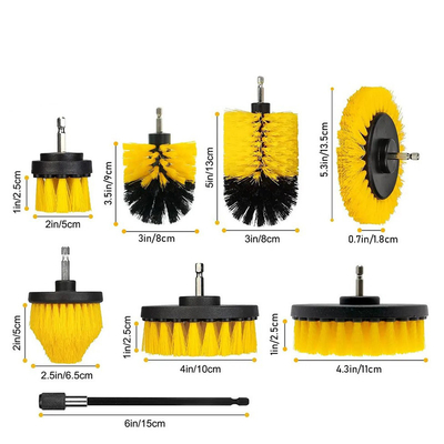 Materiais de borracha de polipropileno borracha de limpeza de furos eléctricos 9pcs