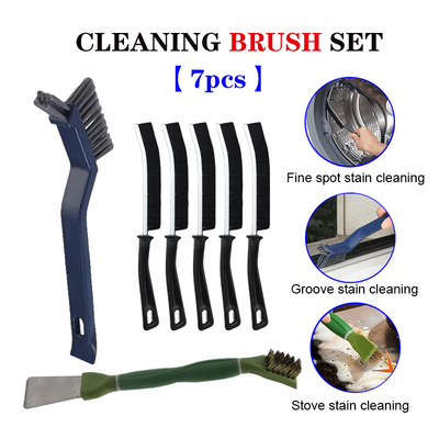 Pincel de fenda longa 7pcs Boa resistência Dureza moderada Para azulejos de cozinha azulejos de piso de banheiro