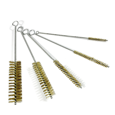 Escova de tubos de cobre Escova de limpeza de buracos internos Escova de cobre Escova de ferrugem Polir e polir Deburring Grande desconto