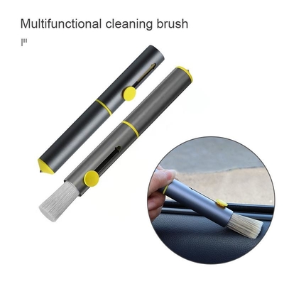 3 IN 1 escova de limpeza de carro Pneus de pedra de limpeza de saída de ar de poeira Multifuncional escova de automóvel