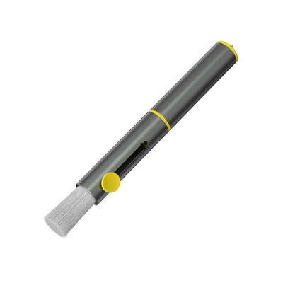 Pincel criptografado Design retrátil Não é fácil de perder o cabelo pode limpar facilmente o pó Pincel de limpeza multifunção