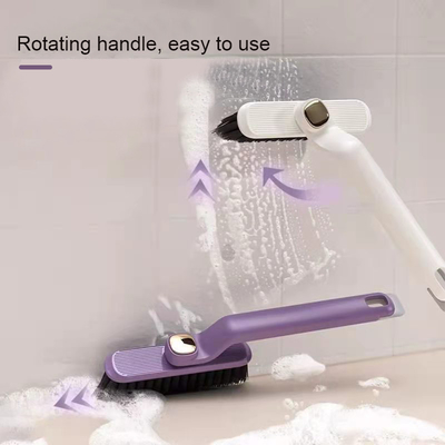 Escova de limpeza de fenda rotativa multifunção