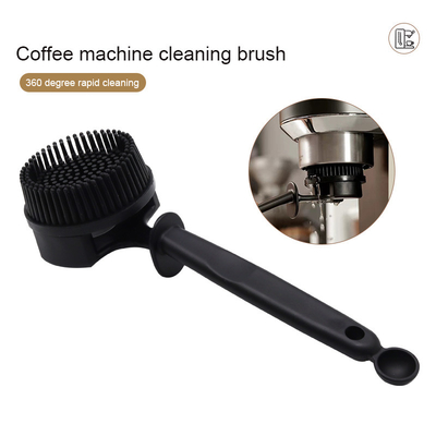 Design exclusivo e proteção anti-espalhamento para a escova de limpeza da máquina de café