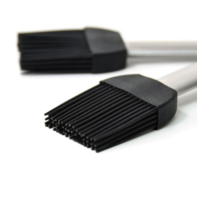 Resistente a altas temperaturas escova de silicone de churrasco de aço inoxidável alça escova de óleo de cozinha escova de churrasco de churrasco escova de bateria
