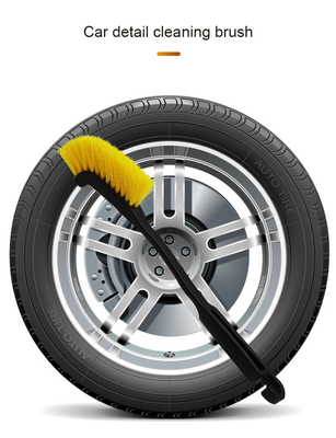 Limpeza de rodas de carro escova de rodas de pneus Long handle escova carro dentro de fora de limpeza ferramenta de limpeza de carro acessórios detalhados